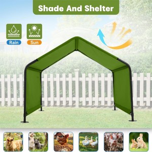 4′ x 4′ x 3′Outside Sun Rain Canopy Pet House Outside Sun Rain Canopy Pet House (3)