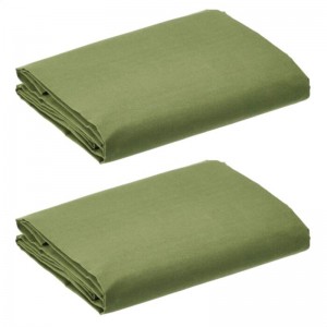 8′ x 10′ Green Polyester Canvas Tarp for multipurpose