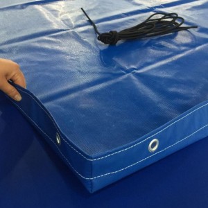 Waterproof PVC Tarpaulin Trailer Cover trailer cover details 2