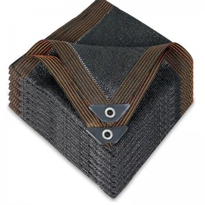 60% Sunblock PE Shade Cloth with Grommets for Garden