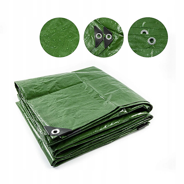 Waterproof Green PE Tarpaulin Multipurpose for Outdoor Furniture