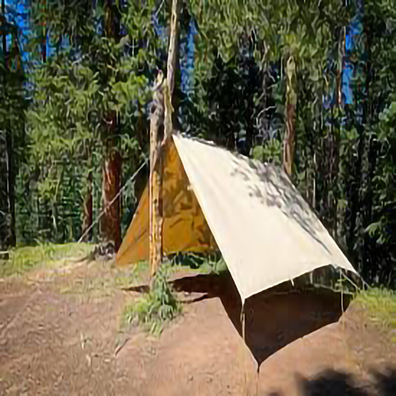 canvas tarp-camping