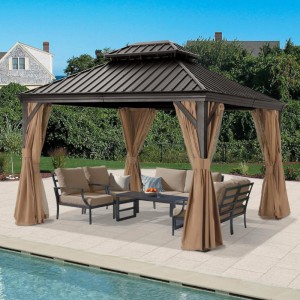 10×12ft Double Roof Hardtop Gazebo Manufacturer 10×12ft Double Roof Hardtop Gazebo Manufacturer-application