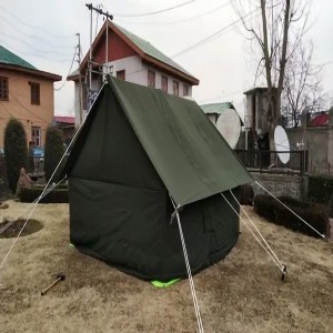 10OZ Olive Green Canvas Waterproof Camping Tarp 10OZ Olive Green Canvas Waterproof Camping Tarp (3)