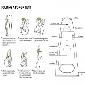 Wholesale Portable Camping Privacy Changing Shelter With Storage Bag For Outdoor Shower Wholesale Portable Camping Privacy Changing Shelter With Storage Bag For Outdoor Shower-set up and storage
