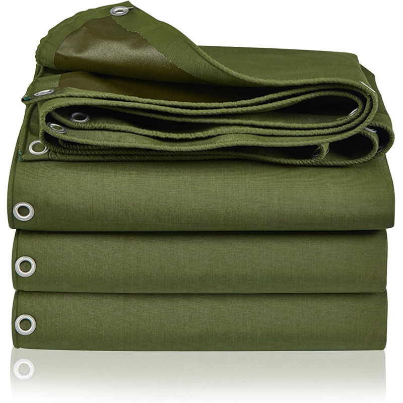 Heavy Duty Waterproof Organic Silicone Coated Canvas Tarps with Grommets and Reinforced Edges Featured Image Waterproof Organic Silicone Coated Canvas Tarps 5