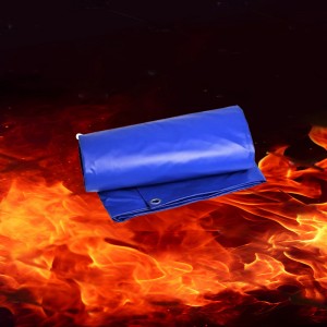 6’*8’ Fire Retardant Heavy-Duty PVC Tarpaulin for Transportation