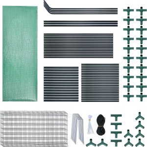 3 Tier 4 Wired Shelves Indoor and Outdoor PE Greenhouse for Garden/Patio/Backyard/Balcony 3 Tier 4 Wired Shelves Indoor and Outdoor PE Greenhouse 3