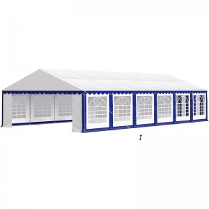 40’×20’ White Waterproof Heavy Duty Party Tent for BBQ, Weddings and multipurpose