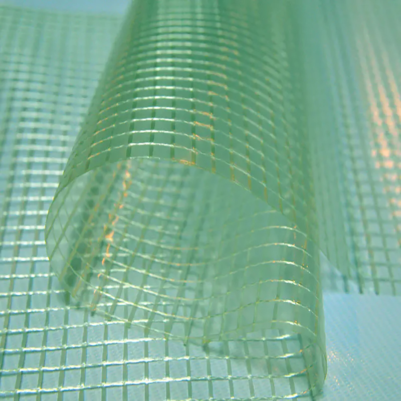 Heavy Duty Reinforcing Clear Mesh Tarpaulin