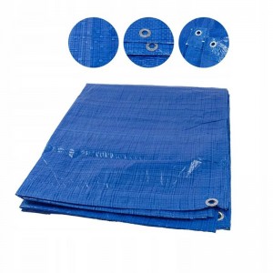 50GSM Universal Reinforced Waterproof Blue Lightweight PE Tarpaulin 50GSM Universal Reinforced Waterproof Blue Lightweight PE Tarpaulin-details