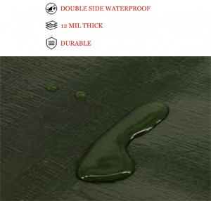 280 g/m² Olive Green High Density PE Tarpaulin Manufacturer Olive Green High Density PE Tarpaulin Manufacturer  -feature