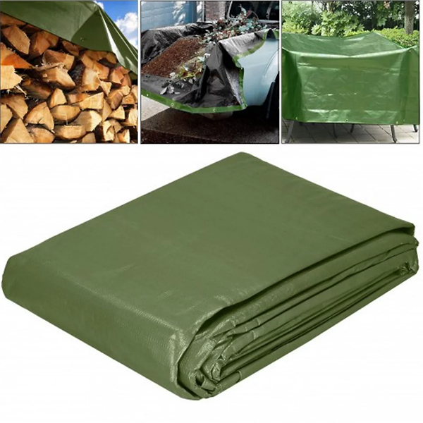 Waterproof Green PE Tarpaulin Multipurpose for Outdoor Furniture
