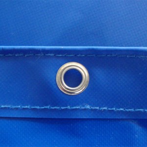 610gsm Heavy Duty Blue PVC (Vinyl) Tarp detailde picture2