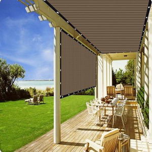 HDPE Durable Sunshade Cloth with Grommets for Outdoor Activities HDPE Durable Sunshade Cloth with Grommets  (2)