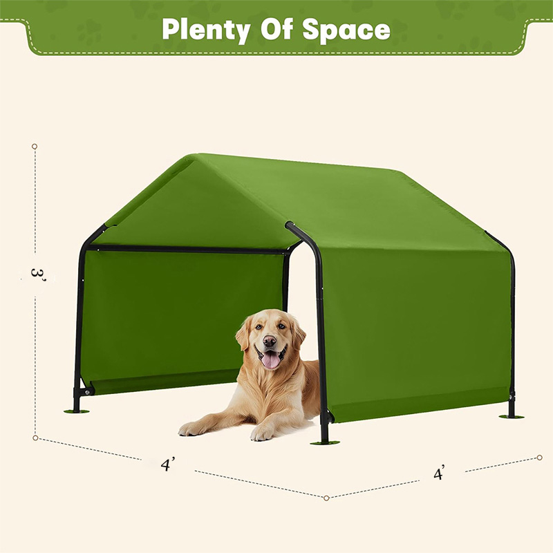 Outside Sun Rain Canopy Pet House (4)