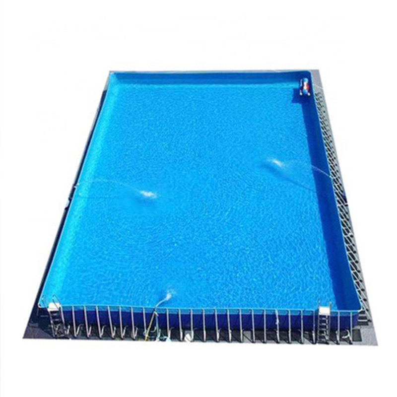 Above Ground Rectangular Metal Frame Swimming Pool Manufacturer-main picture