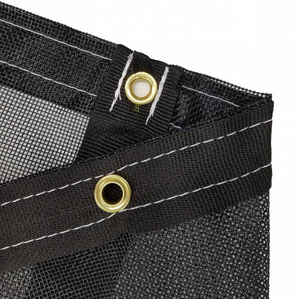 Open Mesh Cable Hauling Wood Chips Sawdust Tarp 