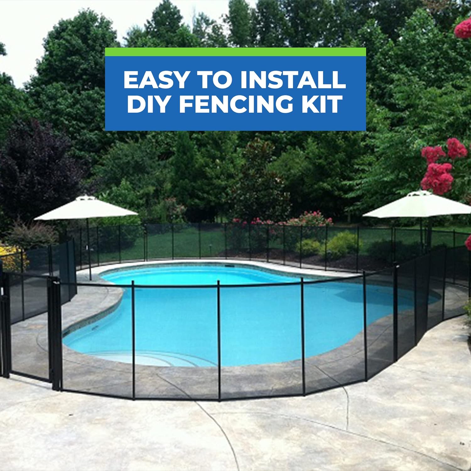 Pool Fence DIY Fencing Section Kit 1
