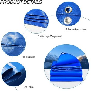 500 GSM Heavy Duty Waterproof PVC Tarps feature 2