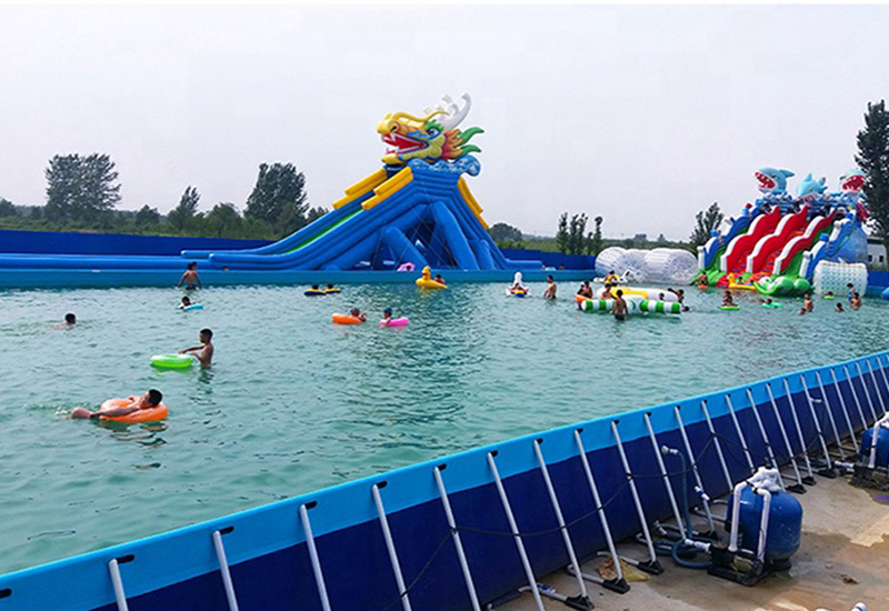 Above Ground Rectangular Metal Frame Swimming Pool Manufacturer-application