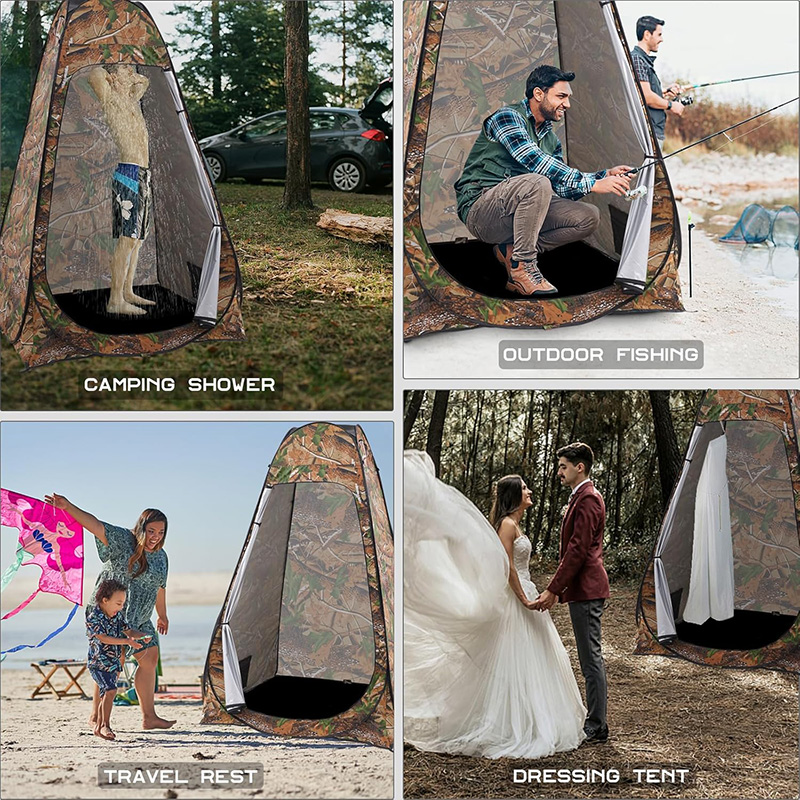 Wholesale Portable Camping Privacy Changing Shelter With Storage Bag For Outdoor Shower-application