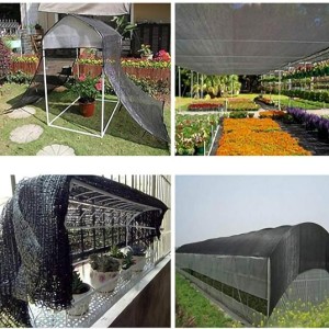 60% Sunblock PE Shade Cloth with Grommets for Garden Sunblock PE Shade Cloth with Grommets for Garden-application