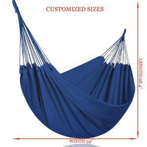 98.4″L x 59″W Portable Camping Hammock with Mosquito Netting Portable Camping Hammock with Mosquito Netting-size