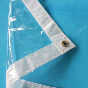 20 Mil Clear Heavy-Duty Vinyl PVC Tarpaulin for Patio PVC clear tarp-details