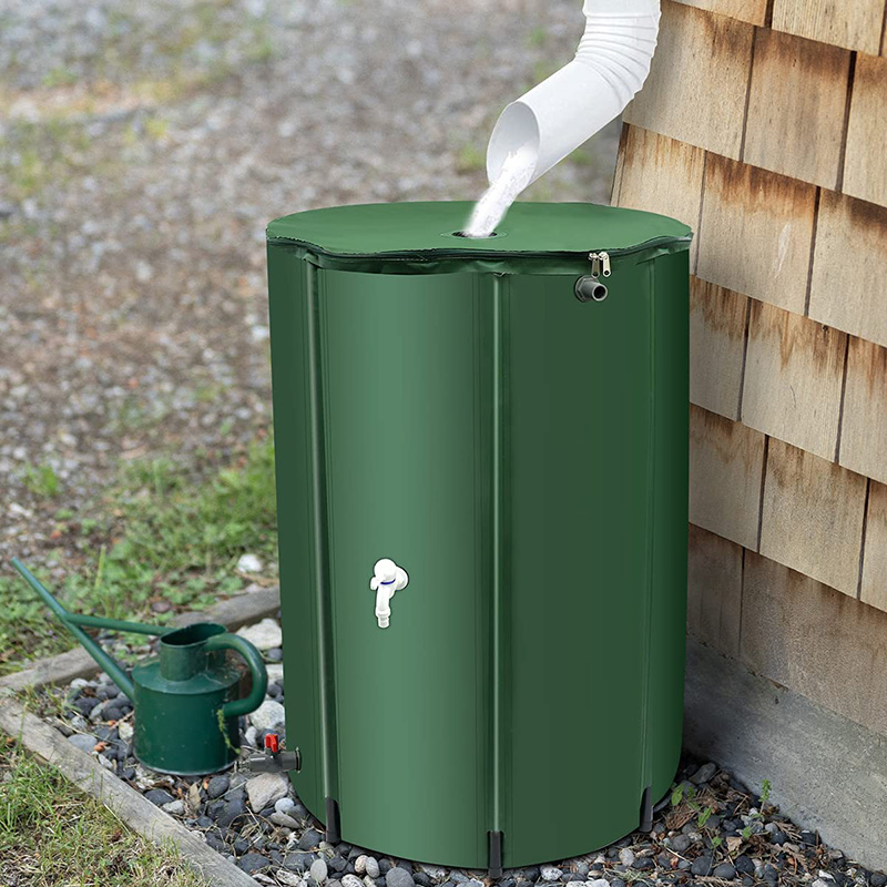 500D PVC Rain Collector Portable Foldable Collapsible Rain Barrel-main picture