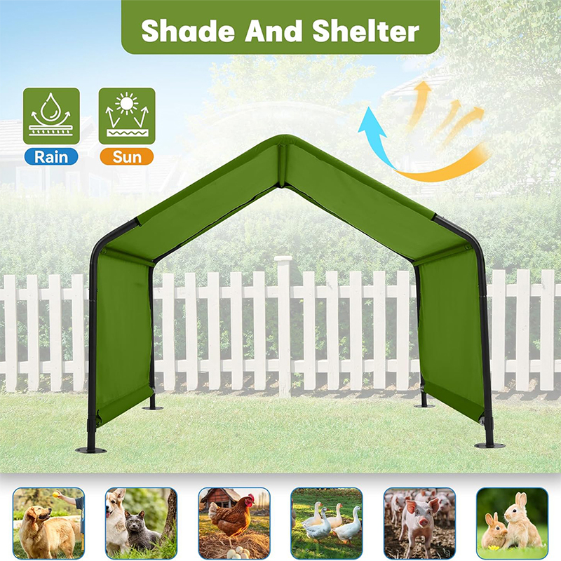 Outside Sun Rain Canopy Pet House (3)