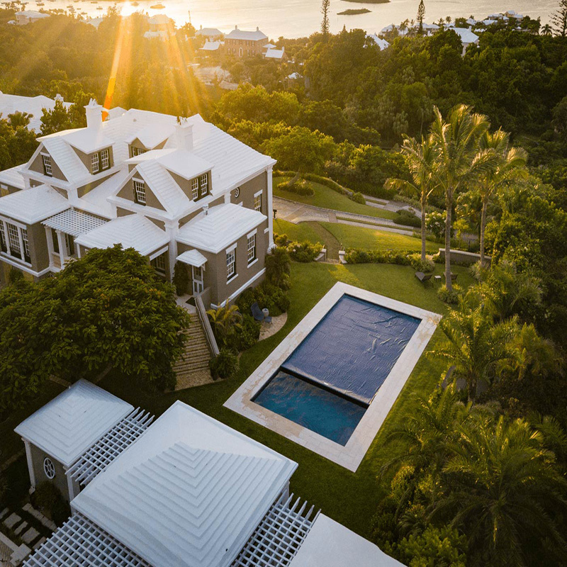 650 GSM UV-Resistant PVC Tarpaulin Manufacturer for Swimming Pool Cover-application-family