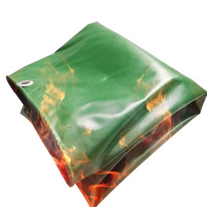 Waterproof Heavy Duty PVC Tarpaulin Manufacture Heavy Duty 610gsm PVC Waterproof Tarpaulin Cover