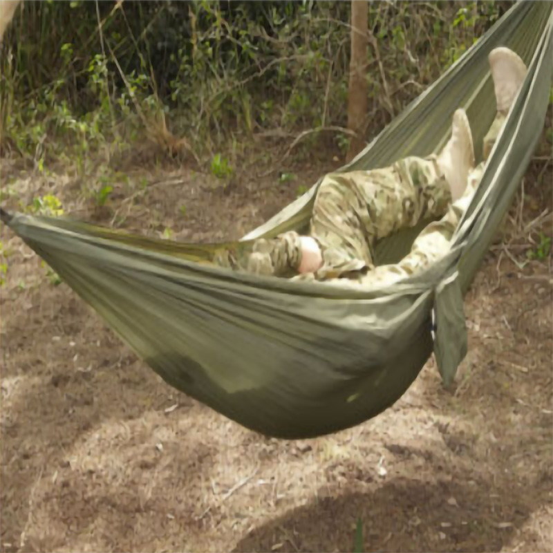 Portable Camping Hammock with Mosquito Netting-application