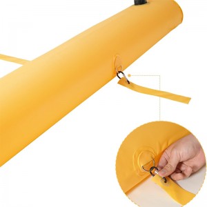 Large 24 ft PVC Reusable Water Flood Barriers for Home, Garage, Door