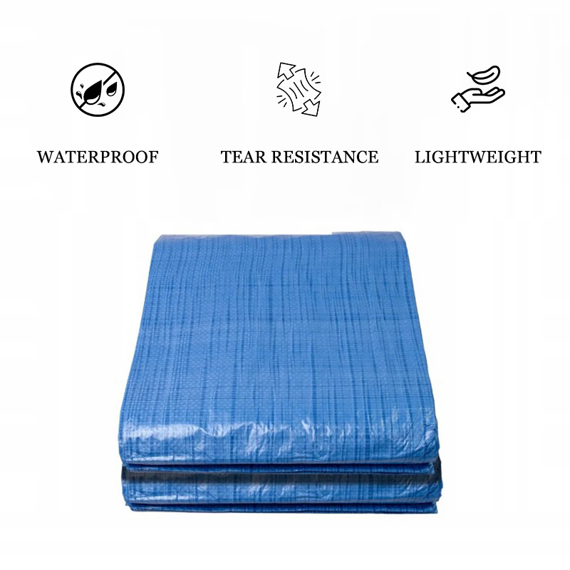 50GSM Universal Reinforced Waterproof Blue Lightweight PE Tarpaulin-feature