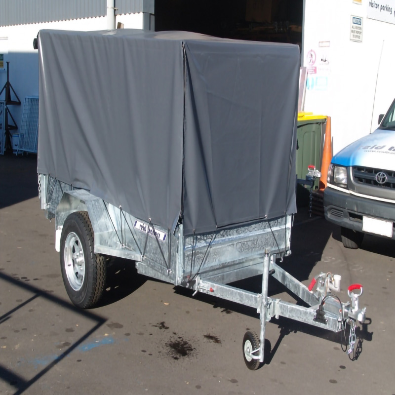 How to fit up a trailer cover tarp?